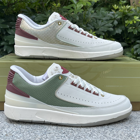 Air Jordan 2 Low “Chinese New Year” Sneakers    FJ6871-100  - PerfectKickZ