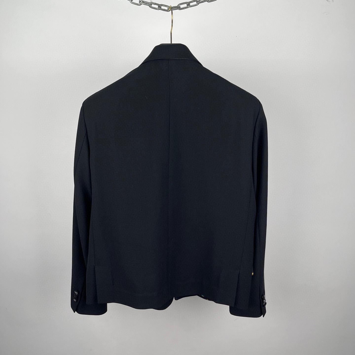 Louis Vuitton Embroidered Signature Wool Tailored Jacket   1AFRD1 - PerfectKickZ