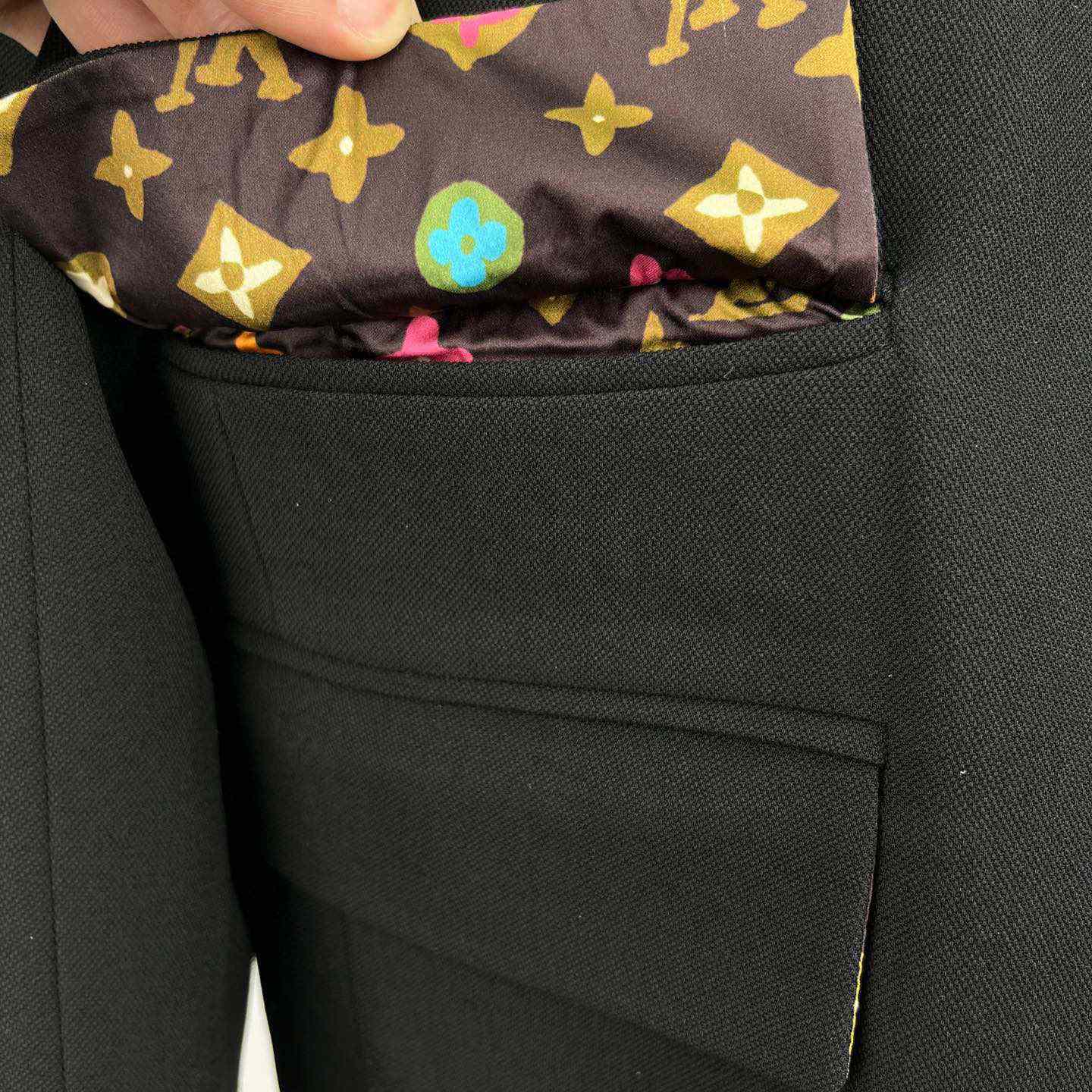 Louis Vuitton Embroidered Signature Wool Tailored Jacket   1AFRD1 - PerfectKickZ