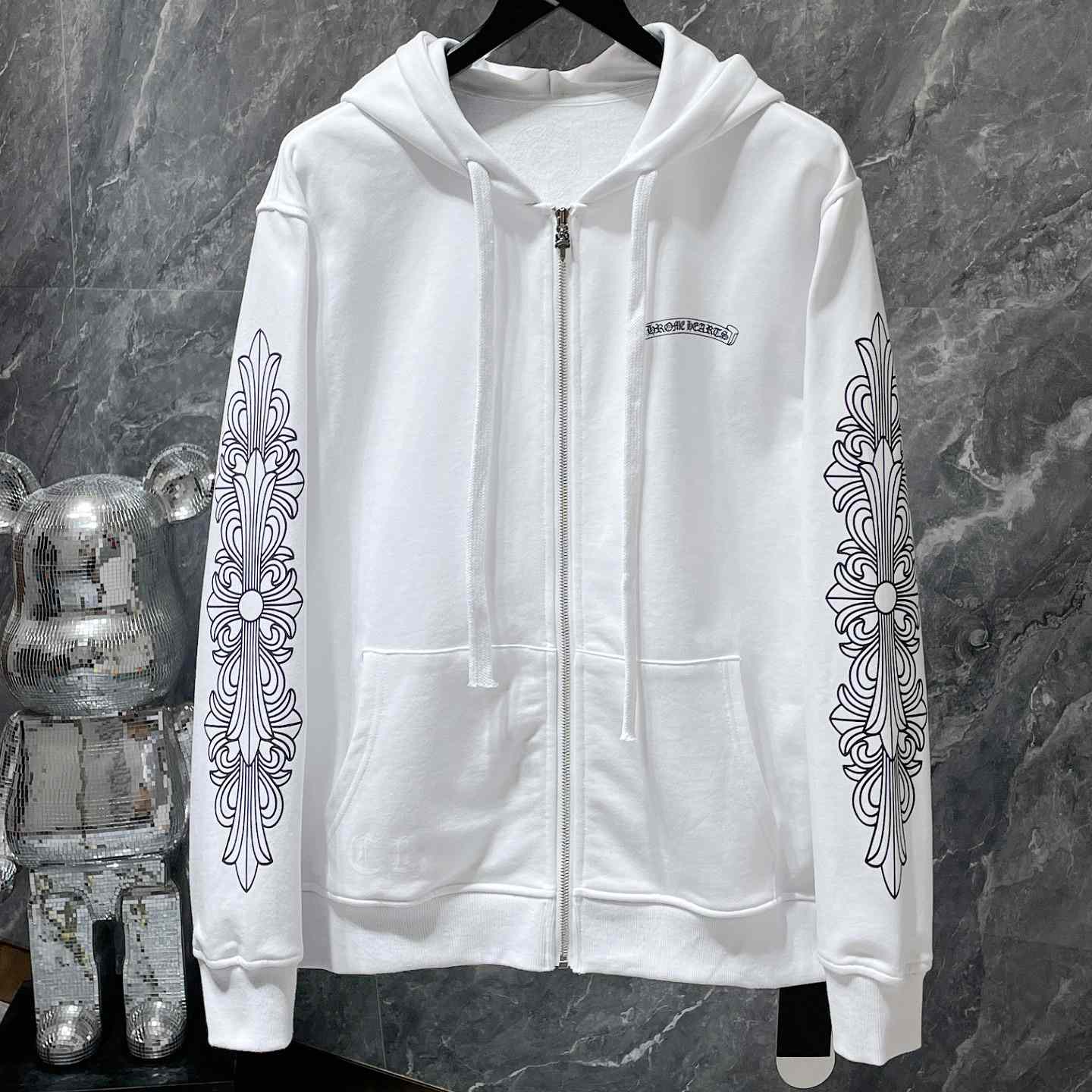 Chrome Hearts Zip Up Hoodie  - PerfectKickZ