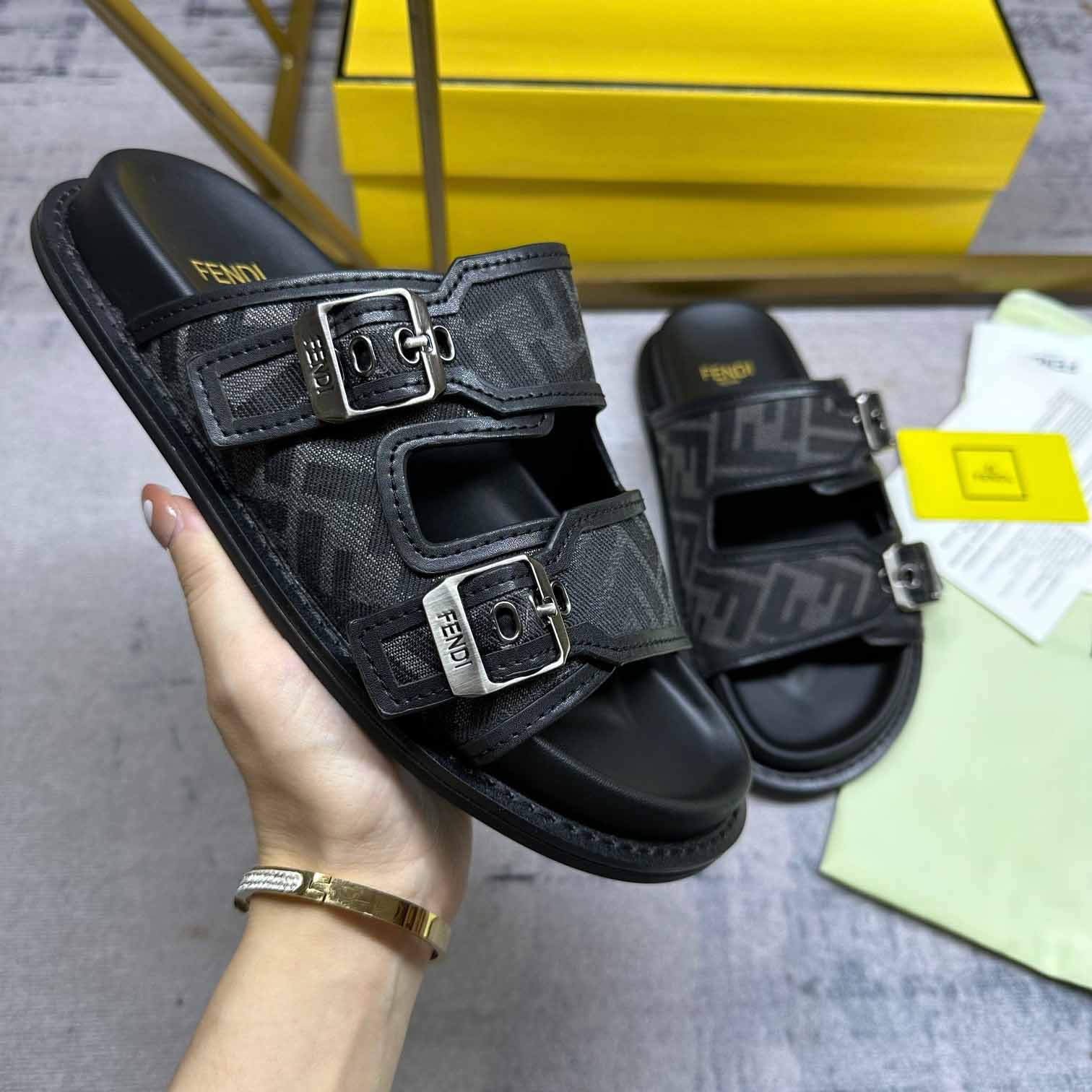 Fendi Feel Slides - PerfectKickZ