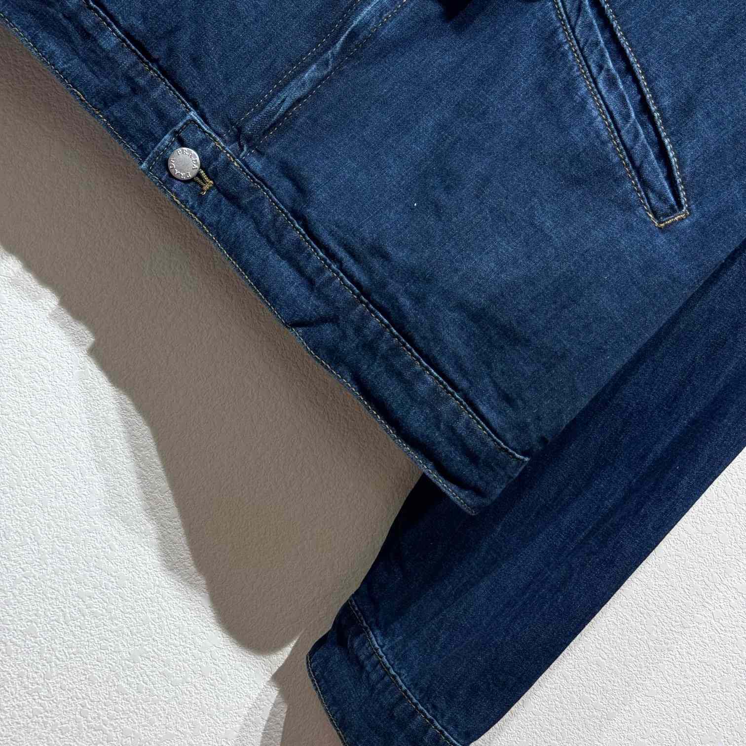 Prada Light Denim Zipper Jacket  - PerfectKickZ