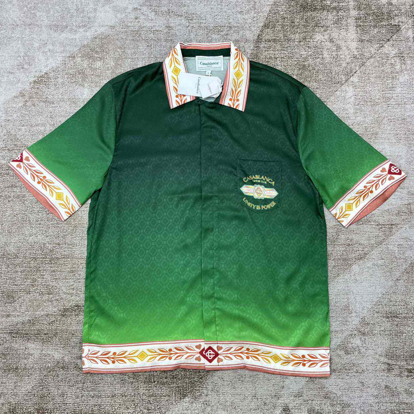 Casablanca Unity is Power Shirt In Silk   CA3474 - PerfectKickZ