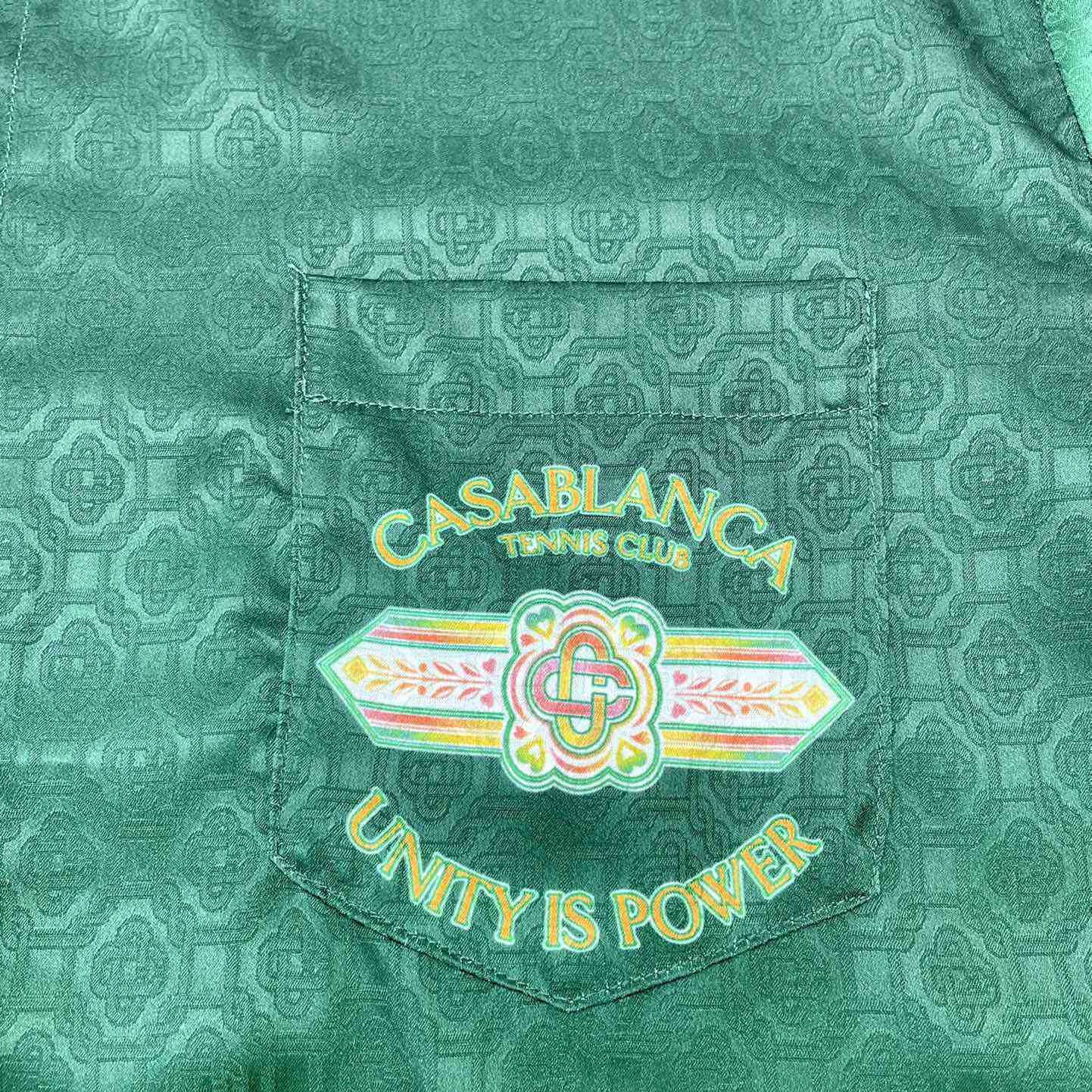 Casablanca Unity is Power Shirt In Silk   CA3474 - PerfectKickZ