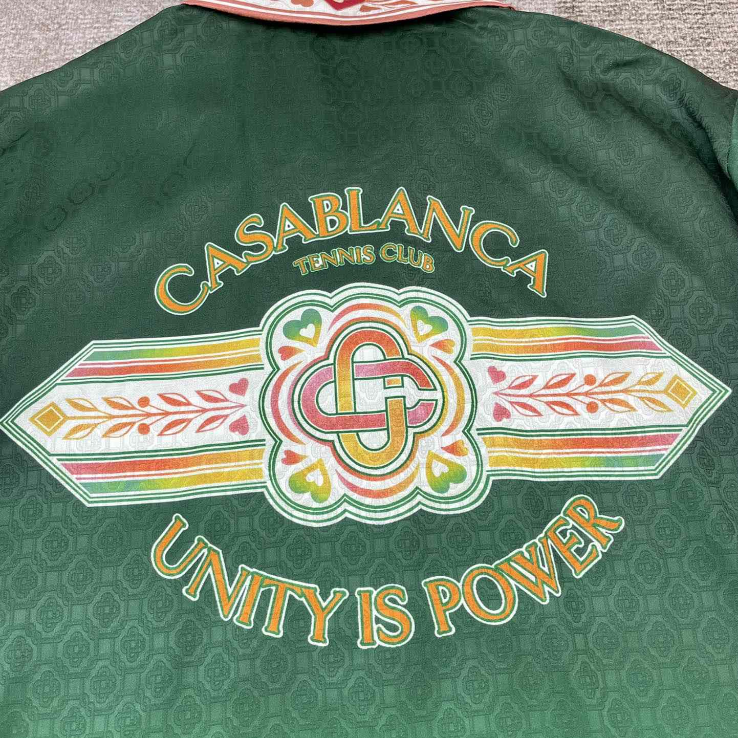 Casablanca Unity is Power Shirt In Silk   CA3474 - PerfectKickZ