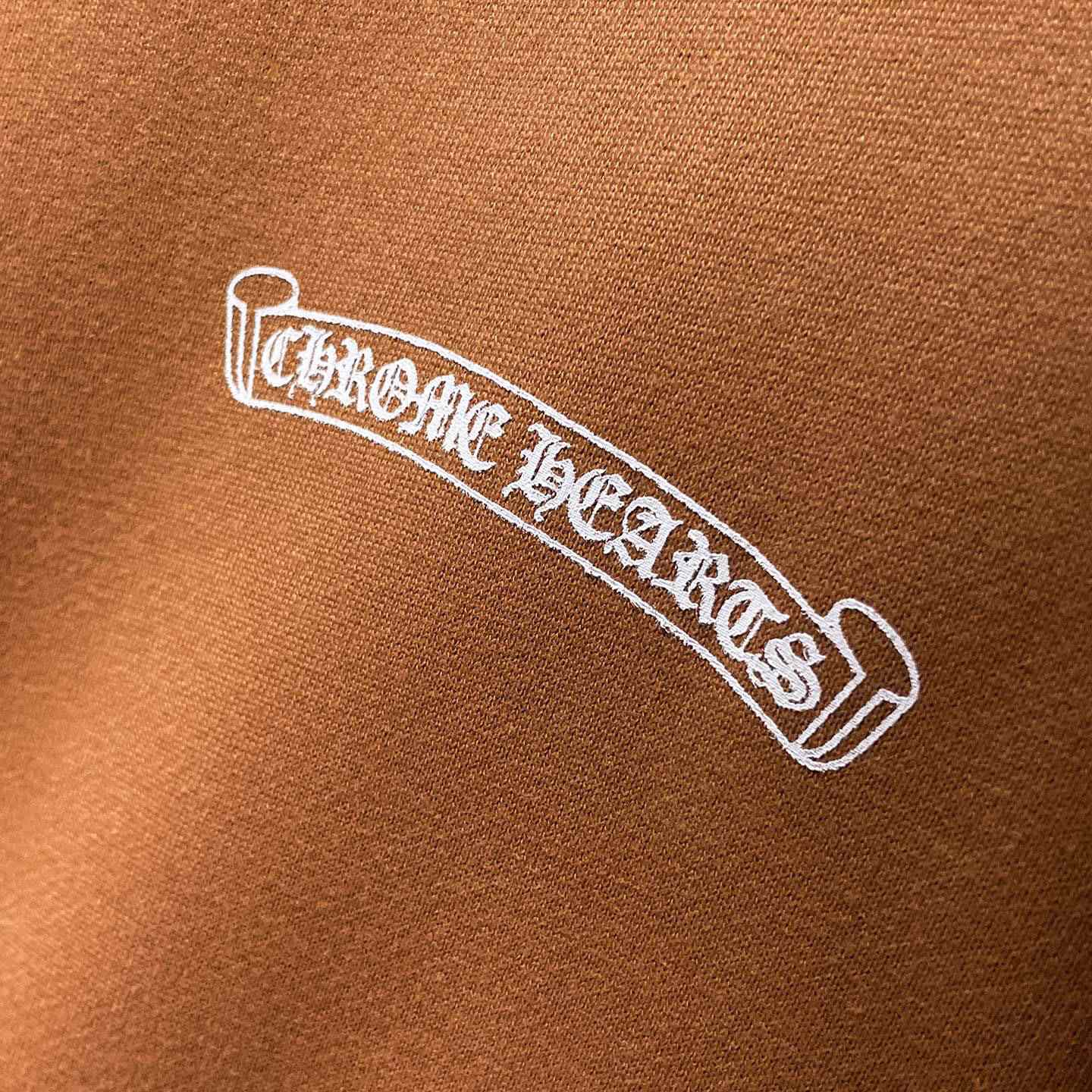 Chrome Hearts x Matty Boy Brown & Pink 'Structure' Hoodie - PerfectKickZ