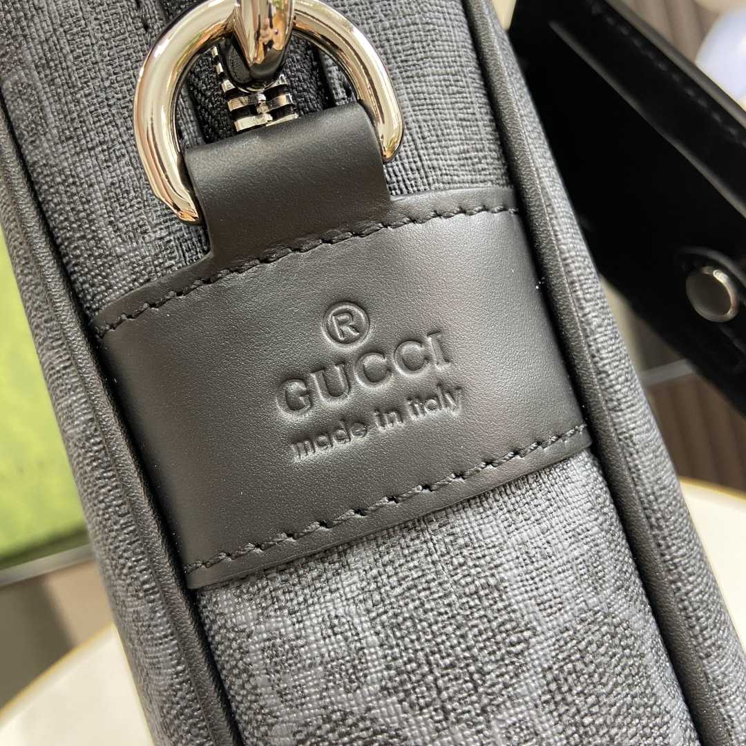 Gucci GG Briefcase With Shoulder Strap - PerfectKickZ
