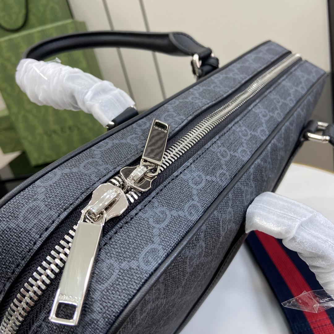 Gucci GG Briefcase With Shoulder Strap - PerfectKickZ