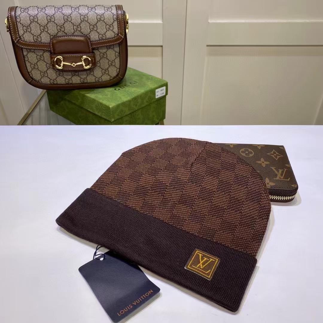 Louis Vuitton Beanie     - PerfectKickZ