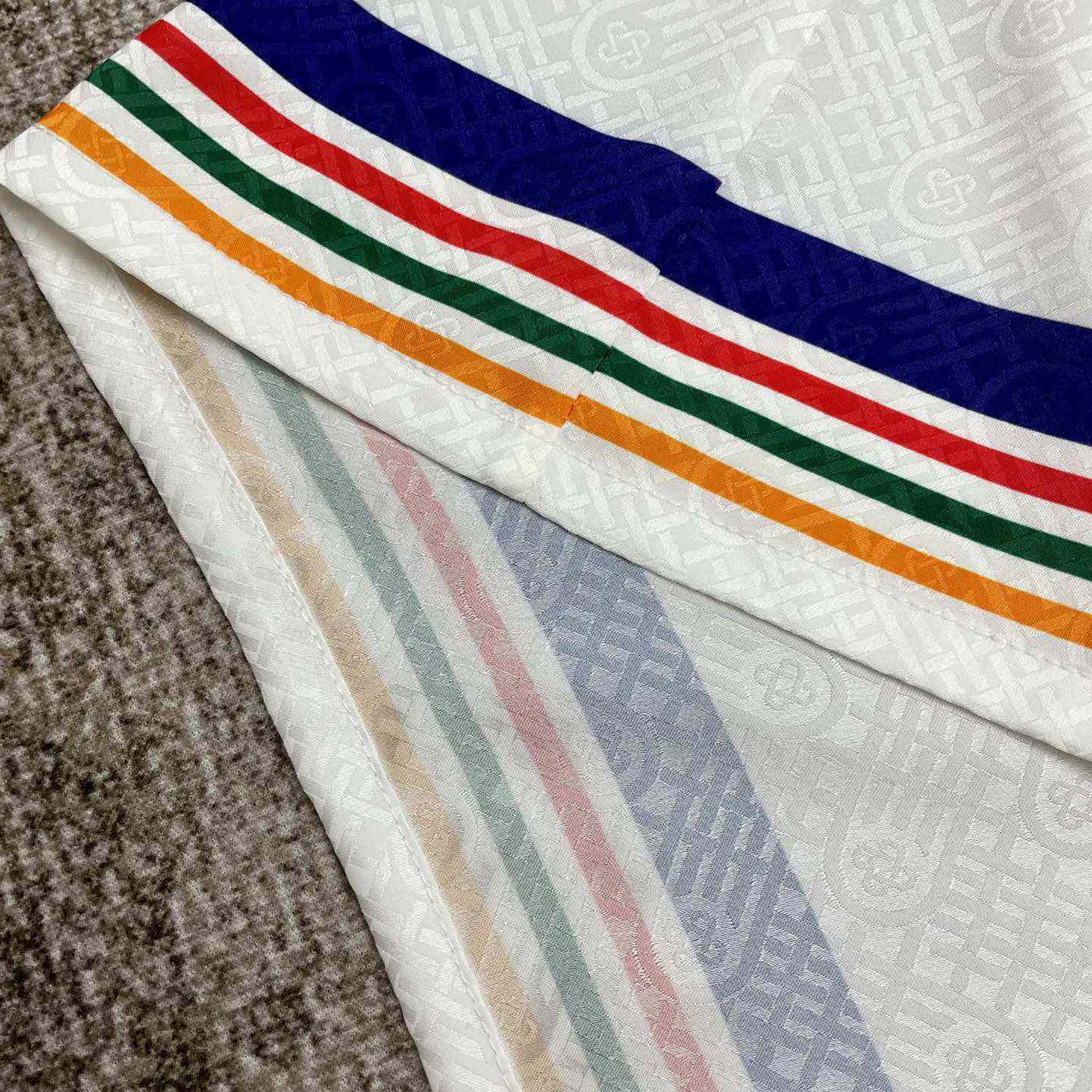Casablanca Tennis Club Icon Silk Shirt   CA3480 - PerfectKickZ