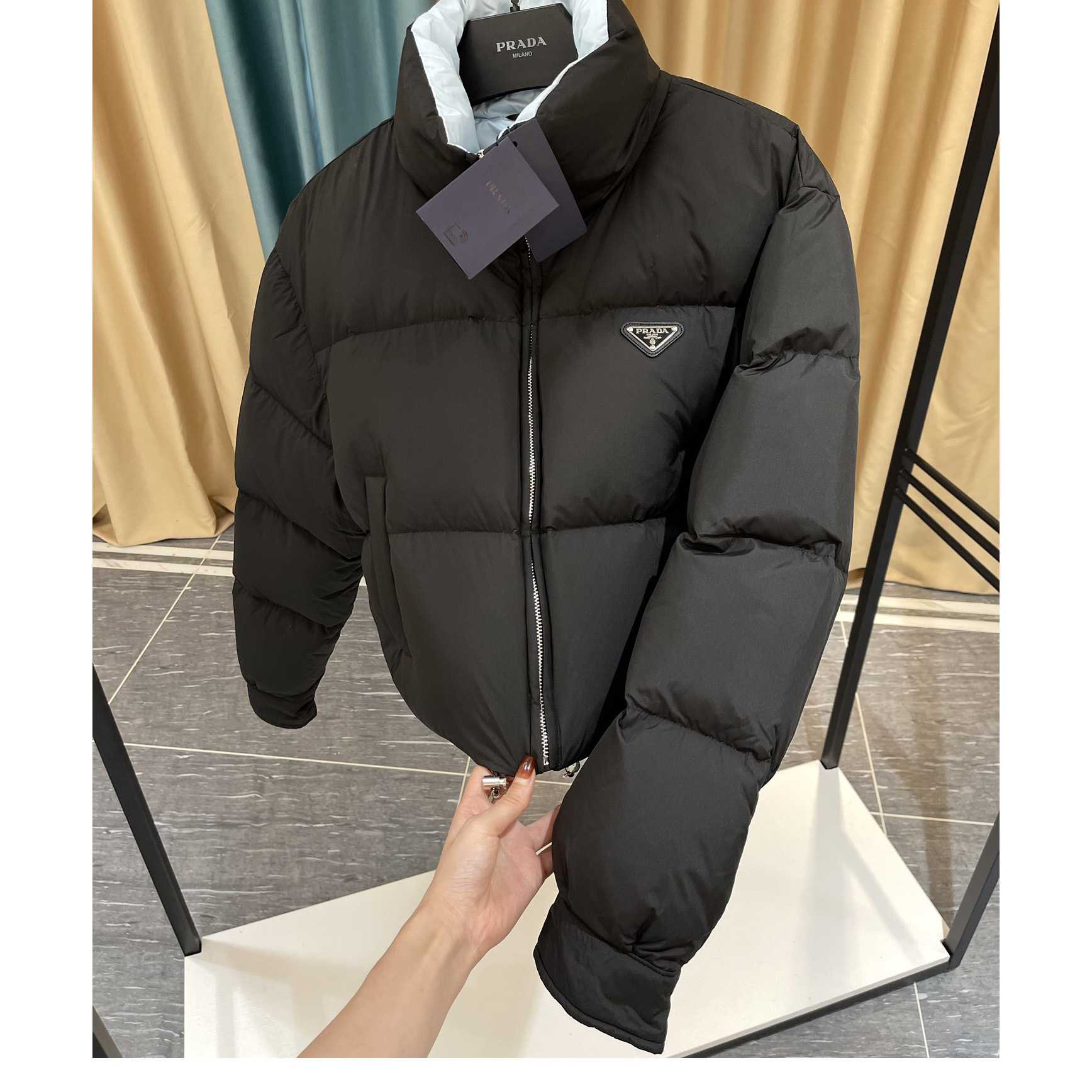 Prada Cropped Padded Jacket - 