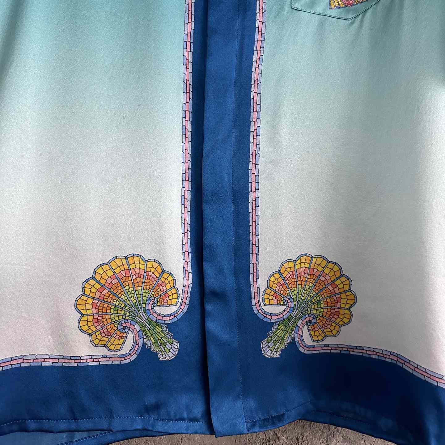 Casablanca Ombré Print Short-Sleeve Shirt - PerfectKickZ