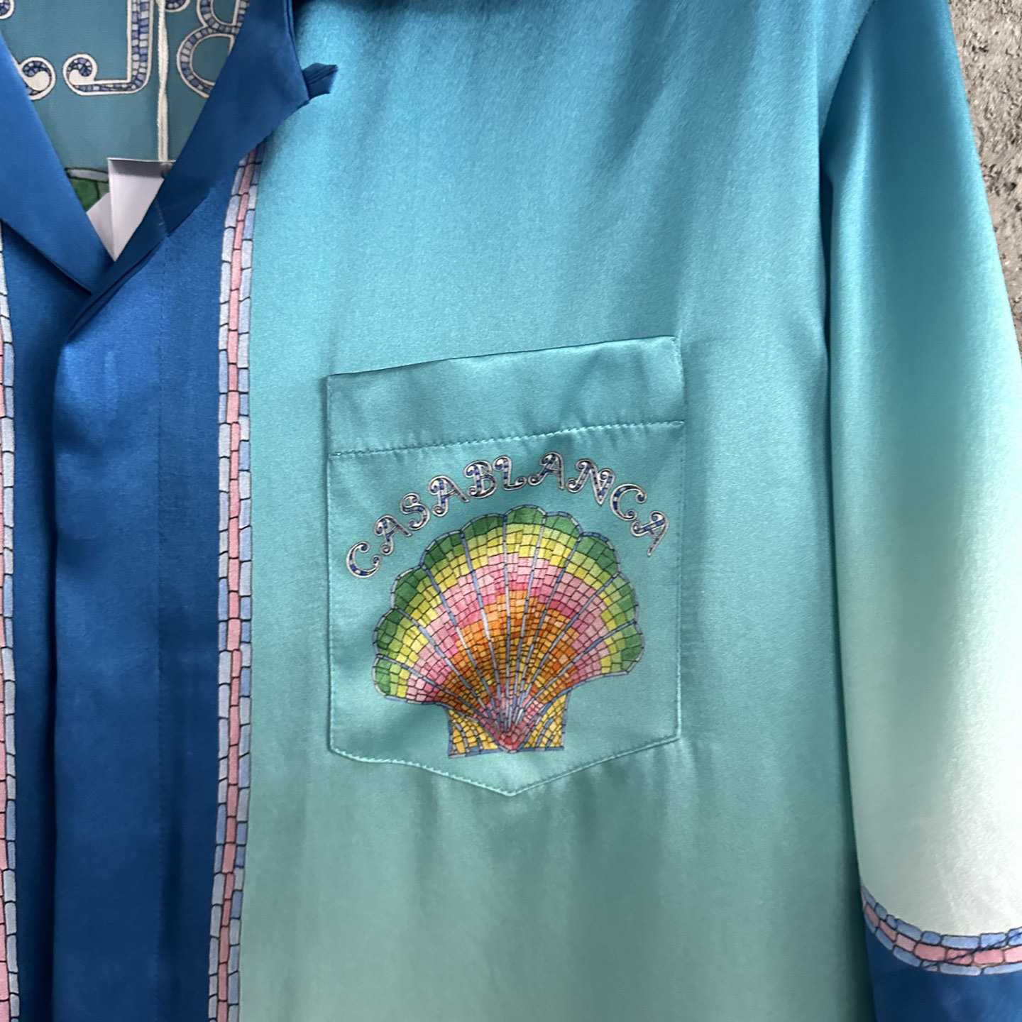 Casablanca Ombré Print Short-Sleeve Shirt - PerfectKickZ