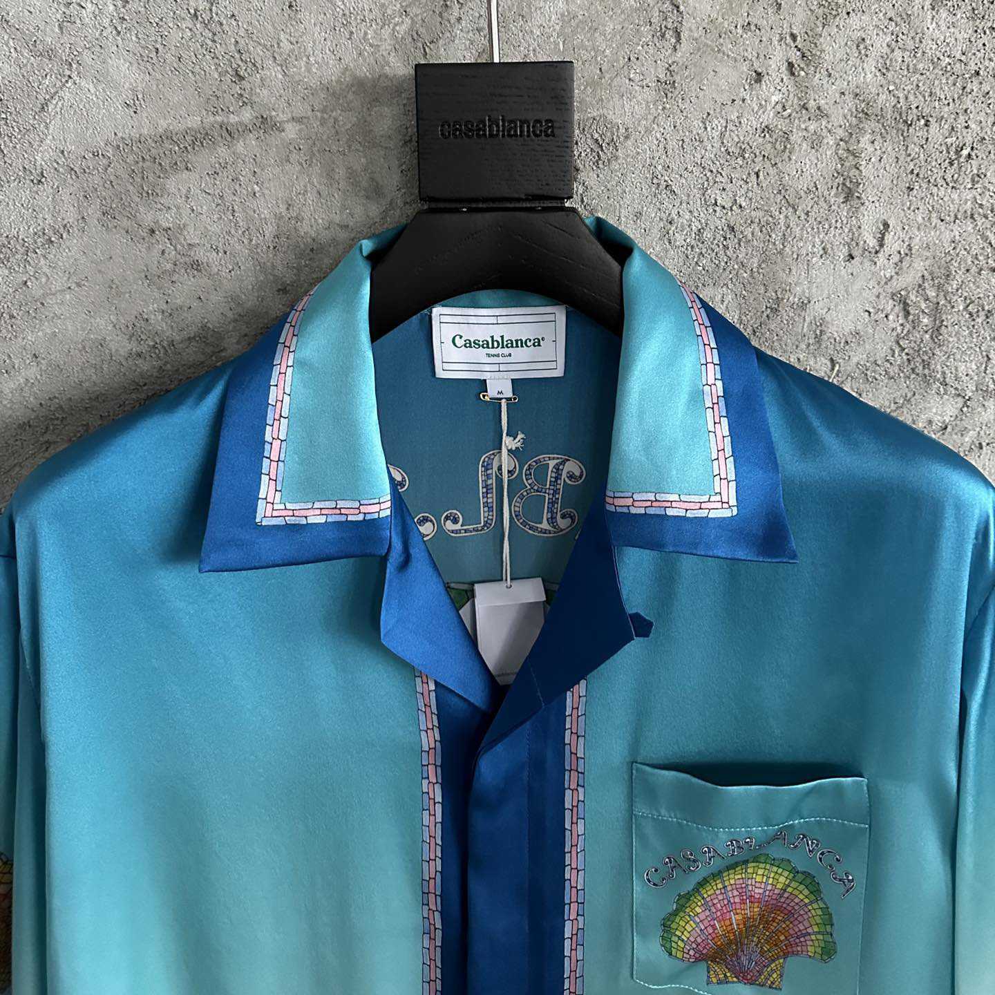 Casablanca Ombré Print Short-Sleeve Shirt - PerfectKickZ