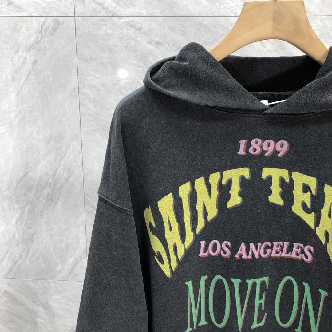 Saint Michael Colorful Letter Print Hoodies - PerfectKickZ