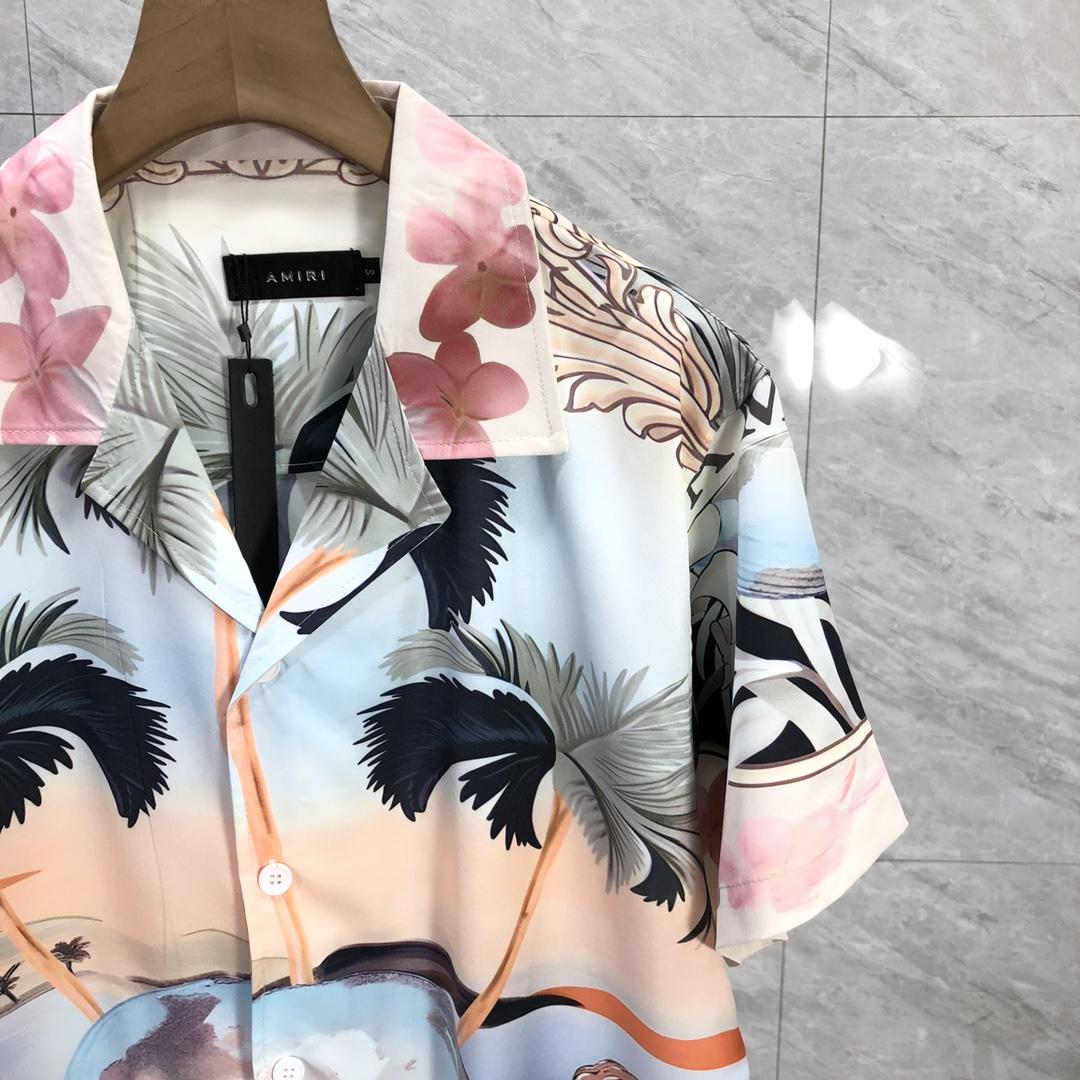 Amiri Cherub Silk Shirt - PerfectKickZ