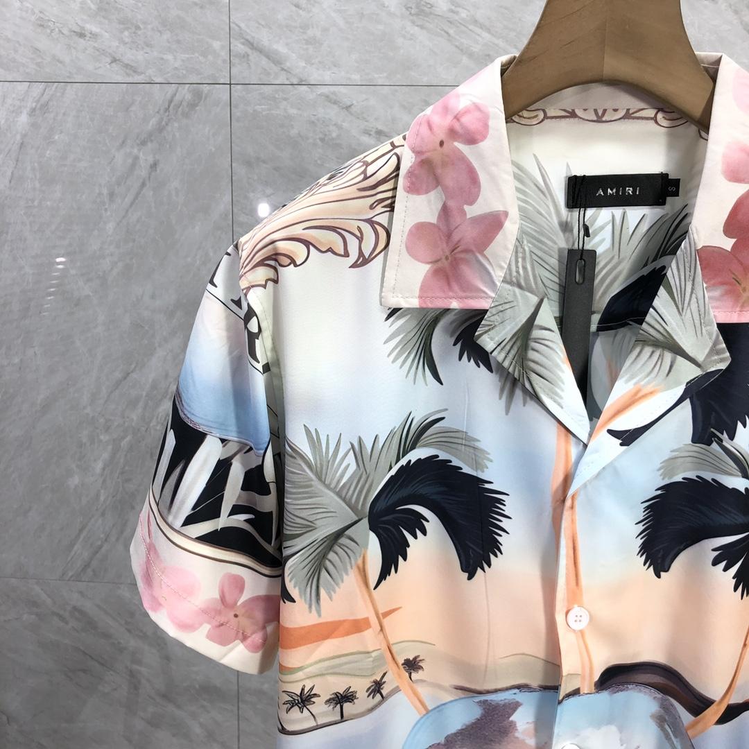Amiri Cherub Silk Shirt - PerfectKickZ