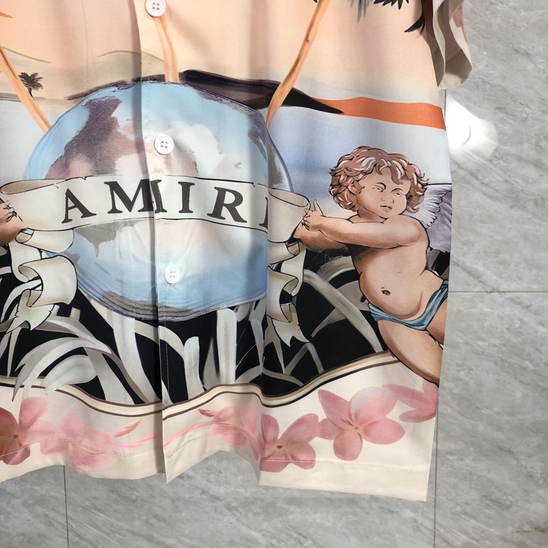 Amiri Cherub Silk Shirt - PerfectKickZ