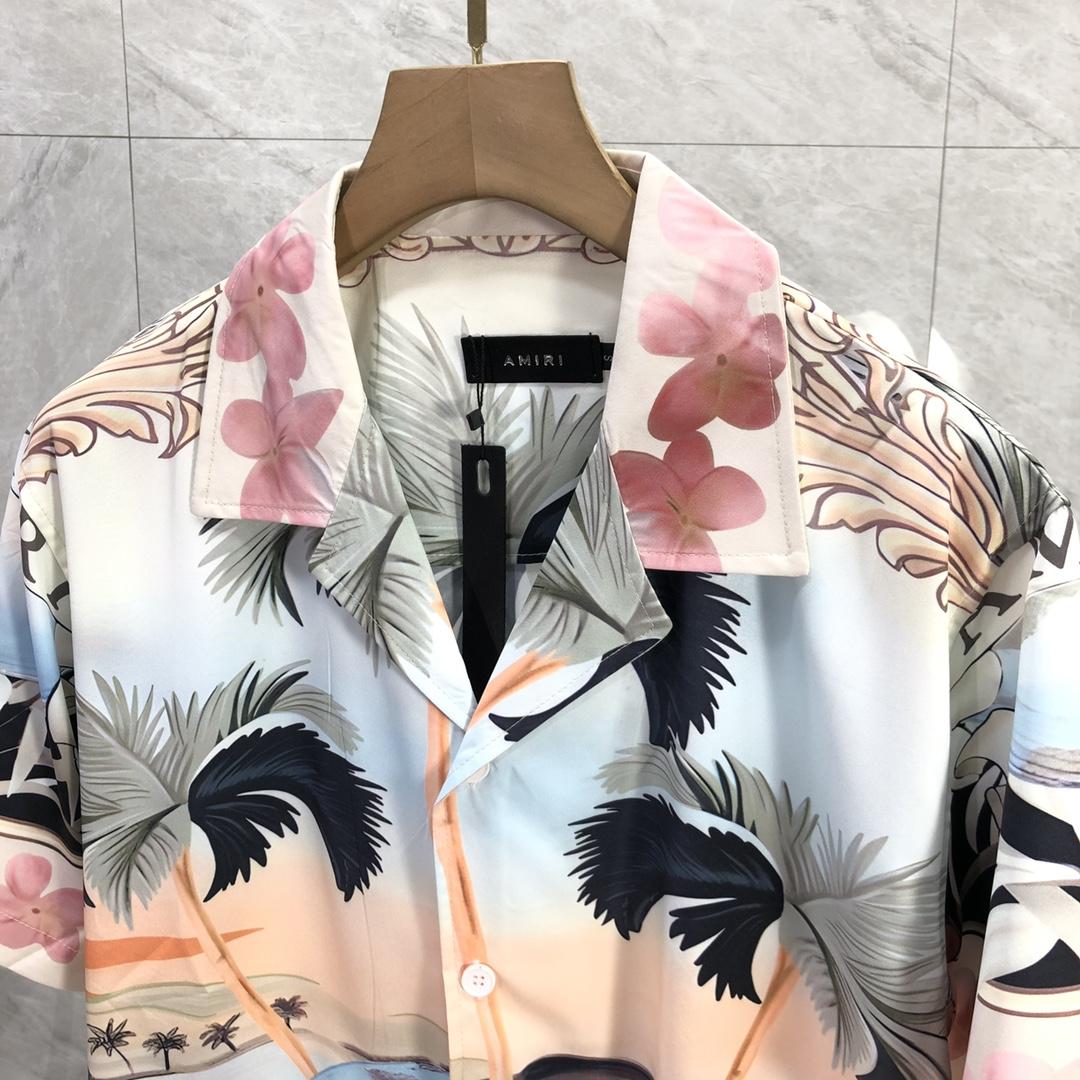 Amiri Cherub Silk Shirt - PerfectKickZ