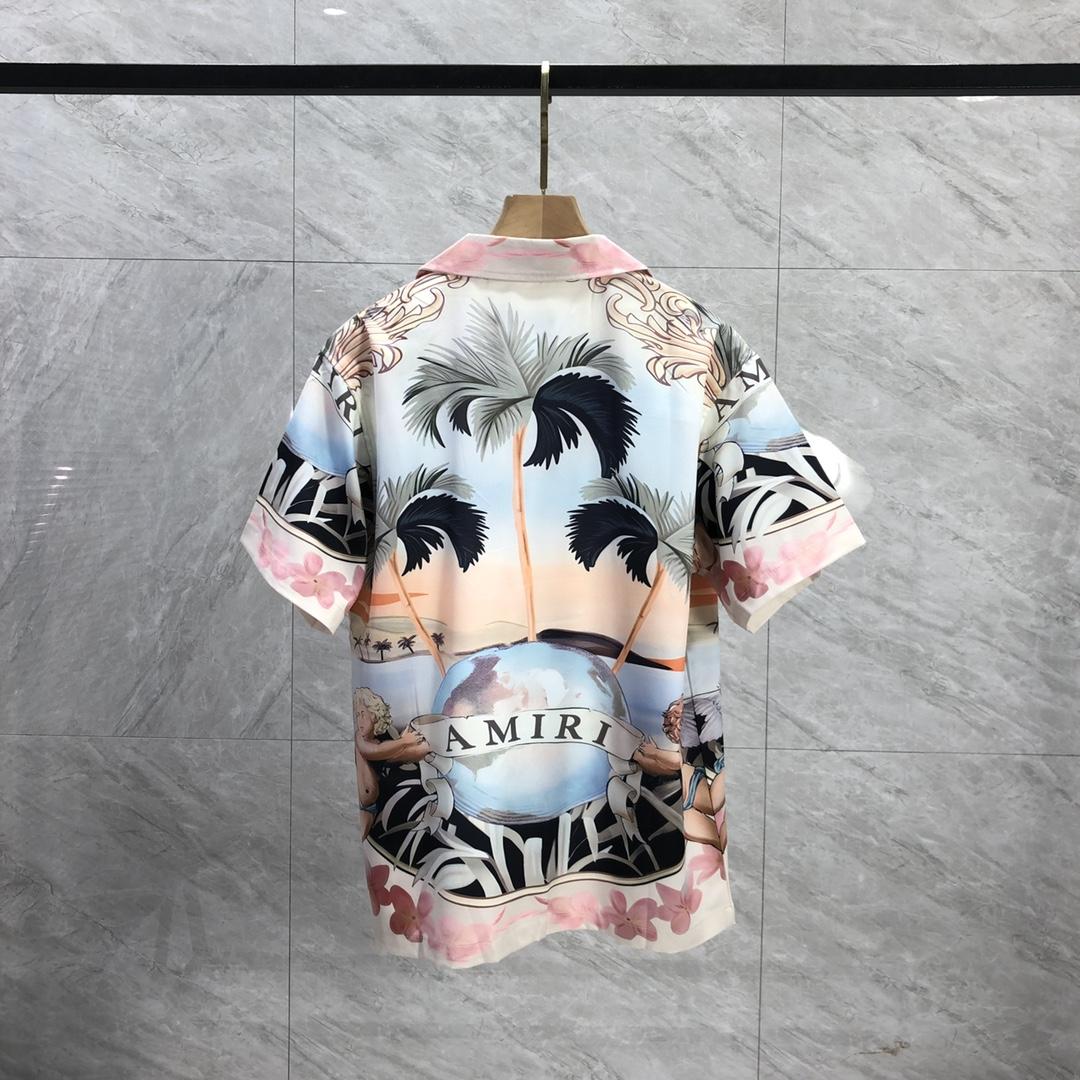 Amiri Cherub Silk Shirt - PerfectKickZ