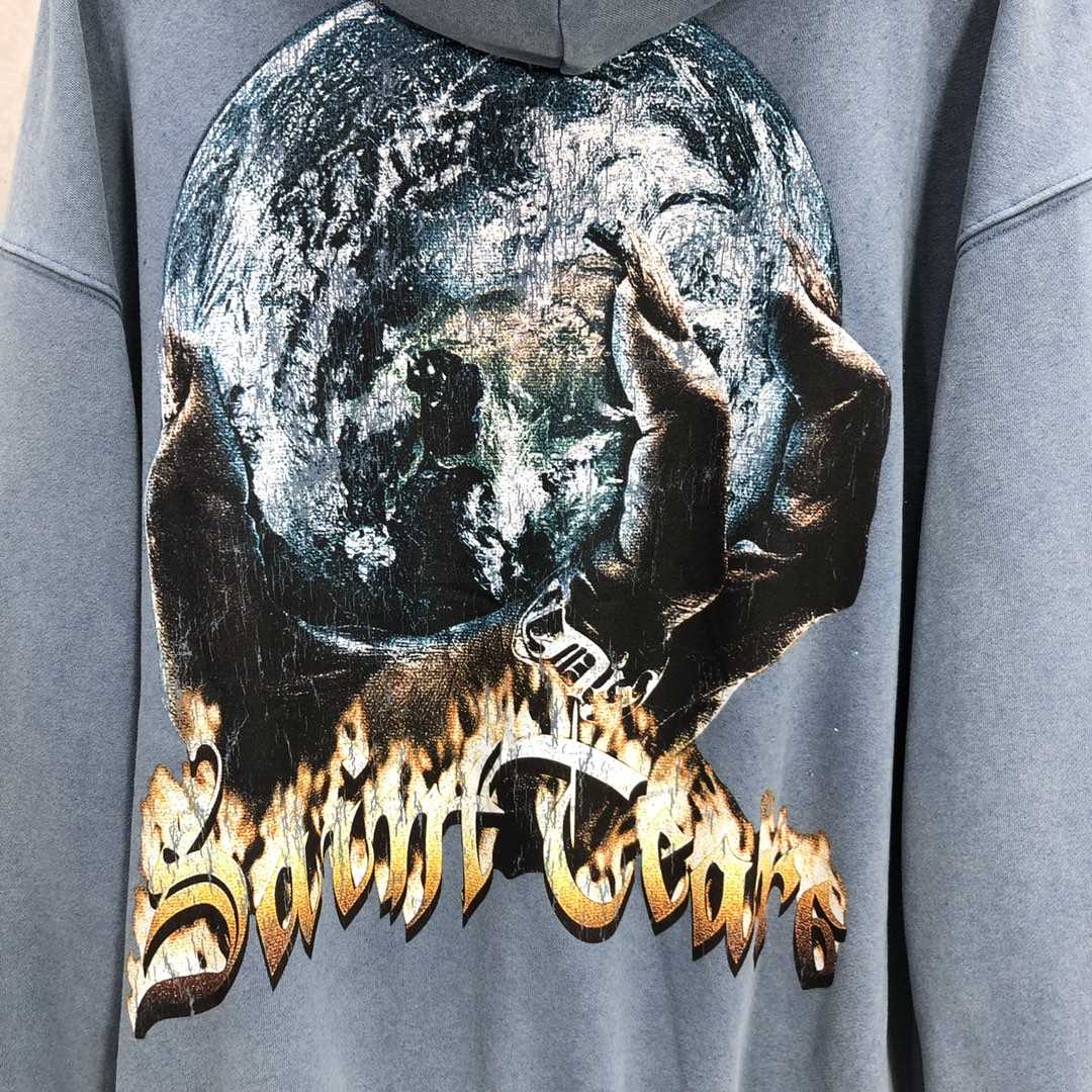 Saint Michael Tears Hoodie - PerfectKickZ