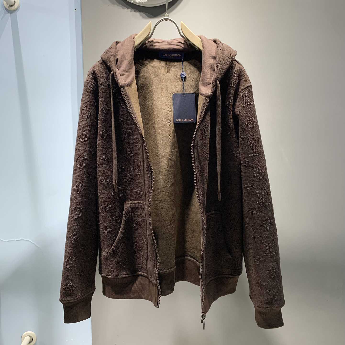 Louis Vuitton Monogram Zip Through Hoodie - PerfectKickZ