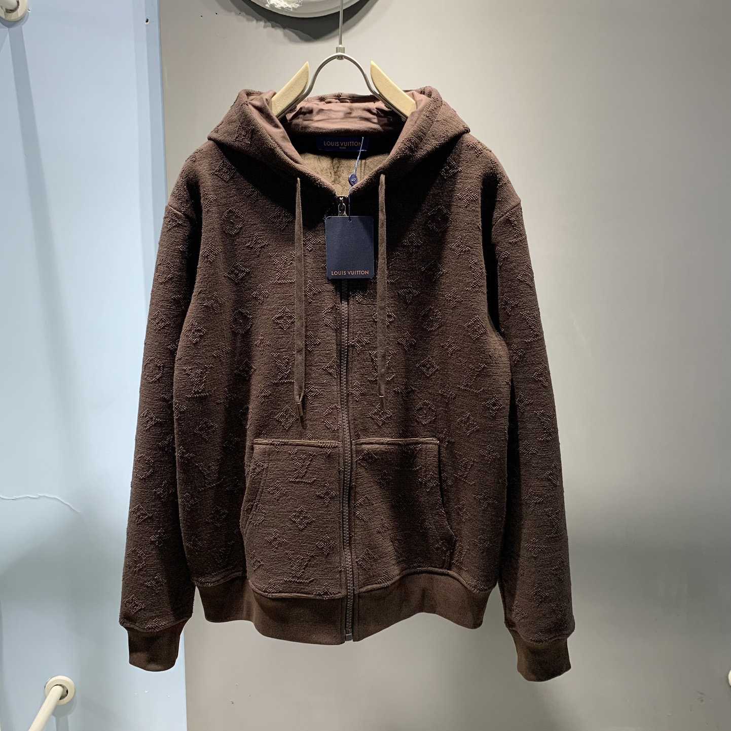 Louis Vuitton Monogram Zip Through Hoodie - PerfectKickZ