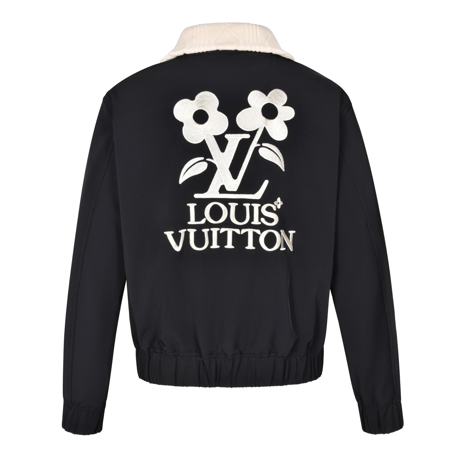 Louis Vuitton Knitted Collar Embroidered Technical Blouson   1AFPU4 - PerfectKickZ