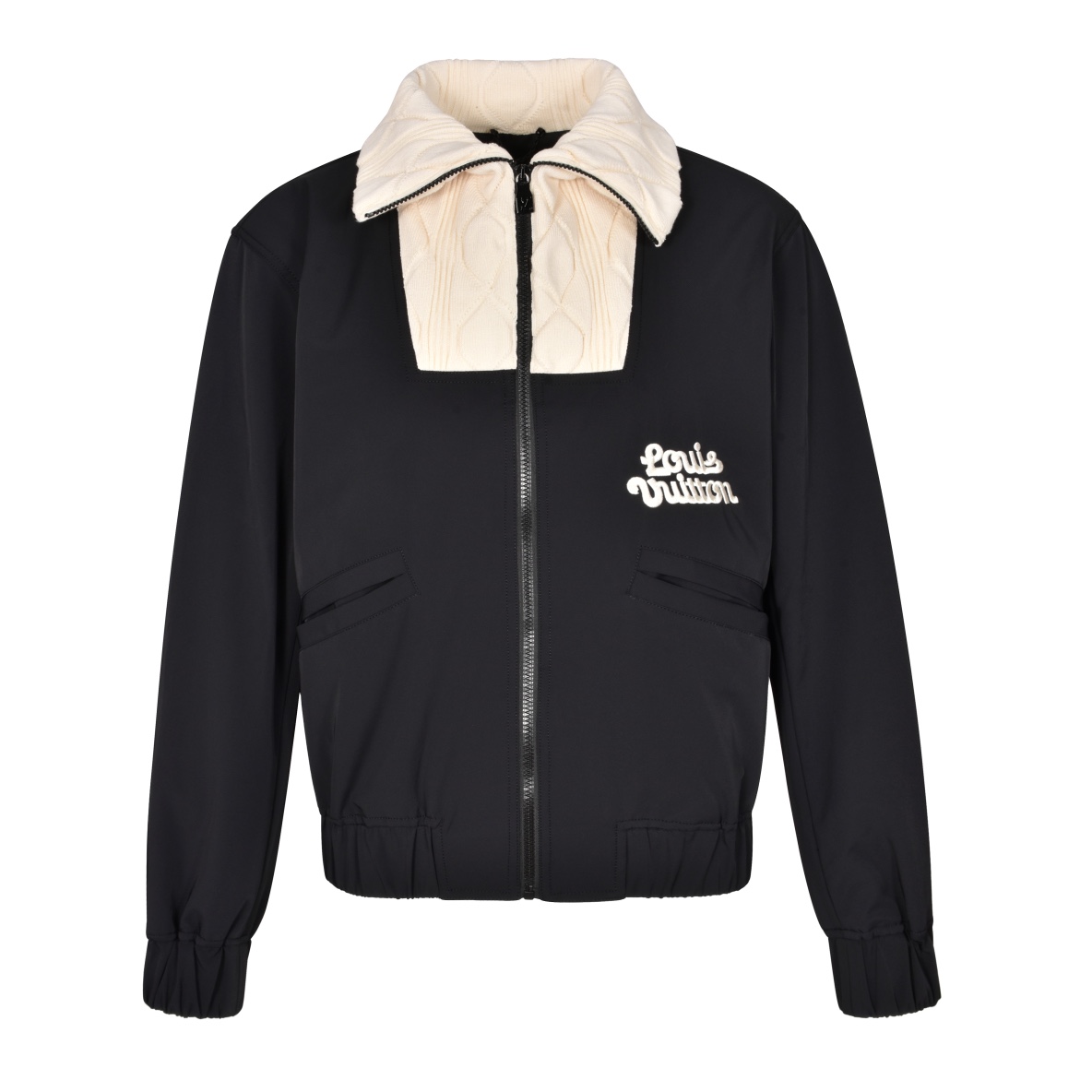 Louis Vuitton Knitted Collar Embroidered Technical Blouson   1AFPU4 - PerfectKickZ