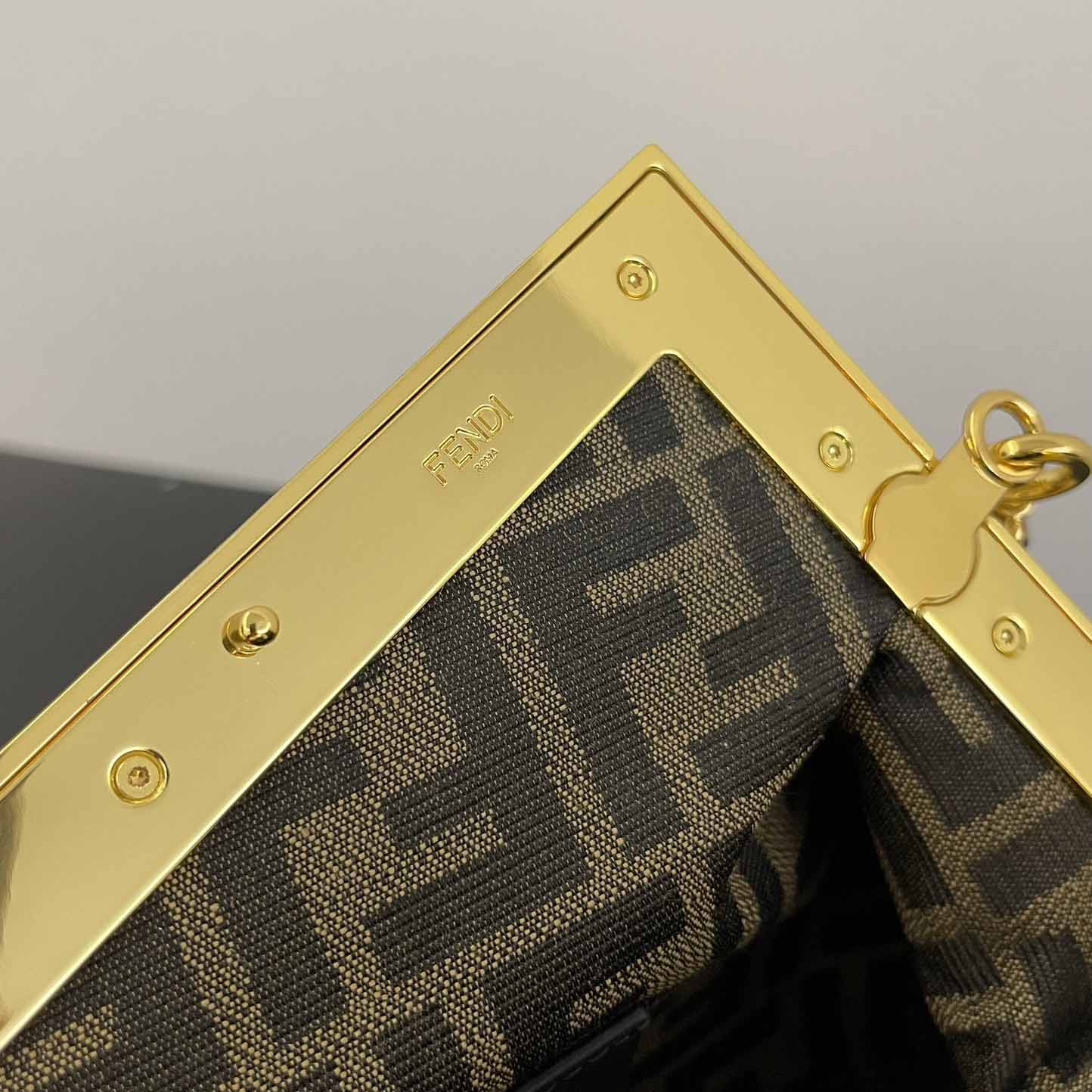 Fendi First Small Natural Straw Bag - PerfectKickZ