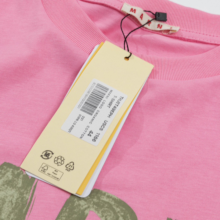 Marni Cotton T-Shirt With Logo - PerfectKickZ