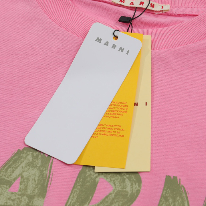 Marni Cotton T-Shirt With Logo - PerfectKickZ