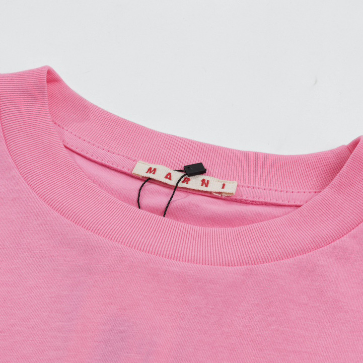 Marni Cotton T-Shirt With Logo - PerfectKickZ