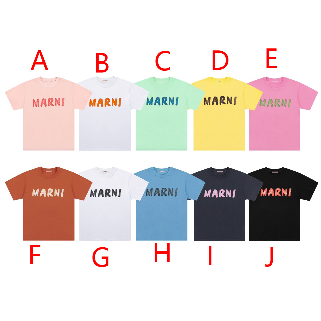 Marni Cotton T-Shirt With Logo - PerfectKickZ
