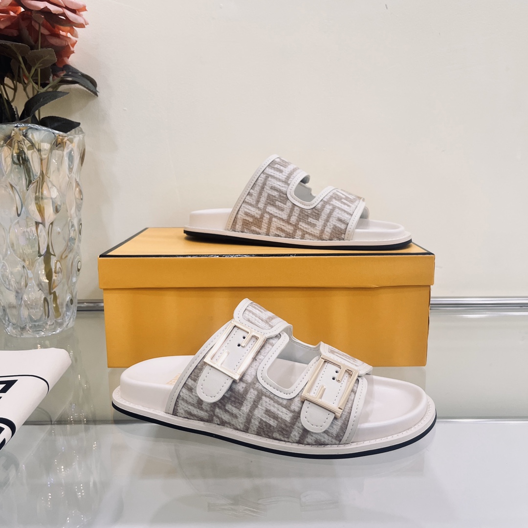 Fendi Feel Slides - PerfectKickZ