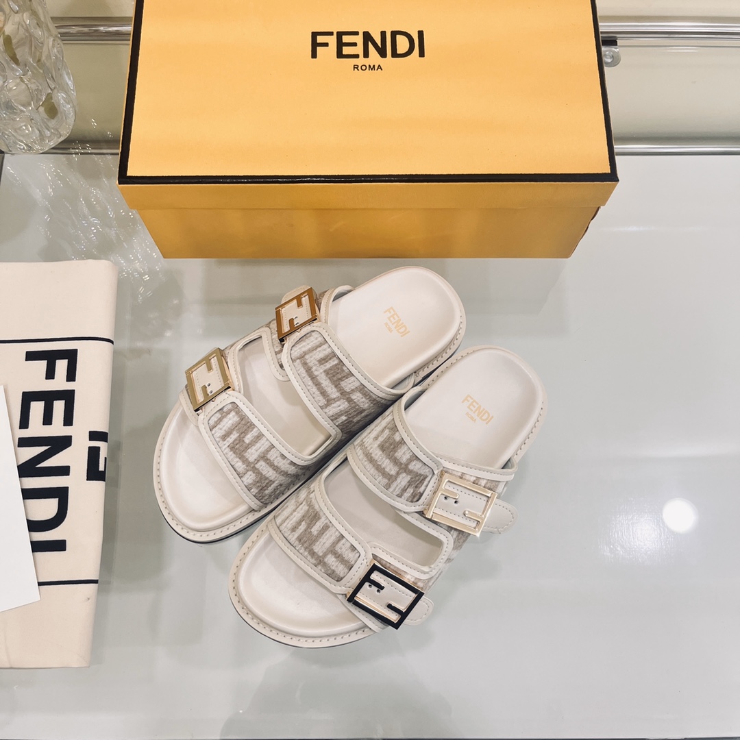 Fendi Feel Slides - PerfectKickZ