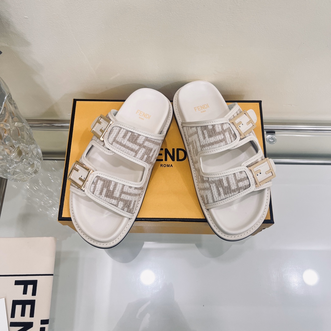 Fendi Feel Slides - PerfectKickZ