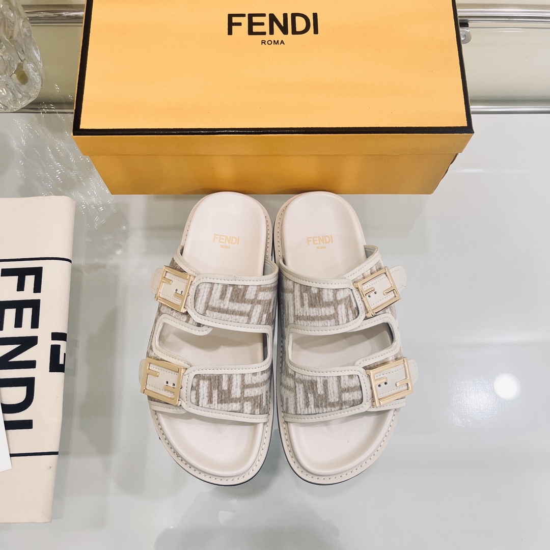 Fendi Feel Slides - PerfectKickZ