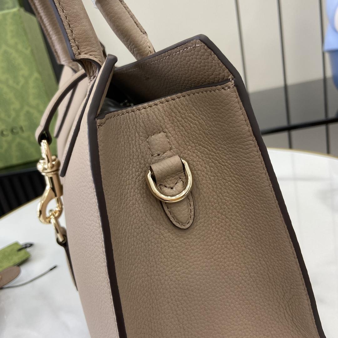 Gucci Medium Tote Bag With Hook Closure - PerfectKickZ