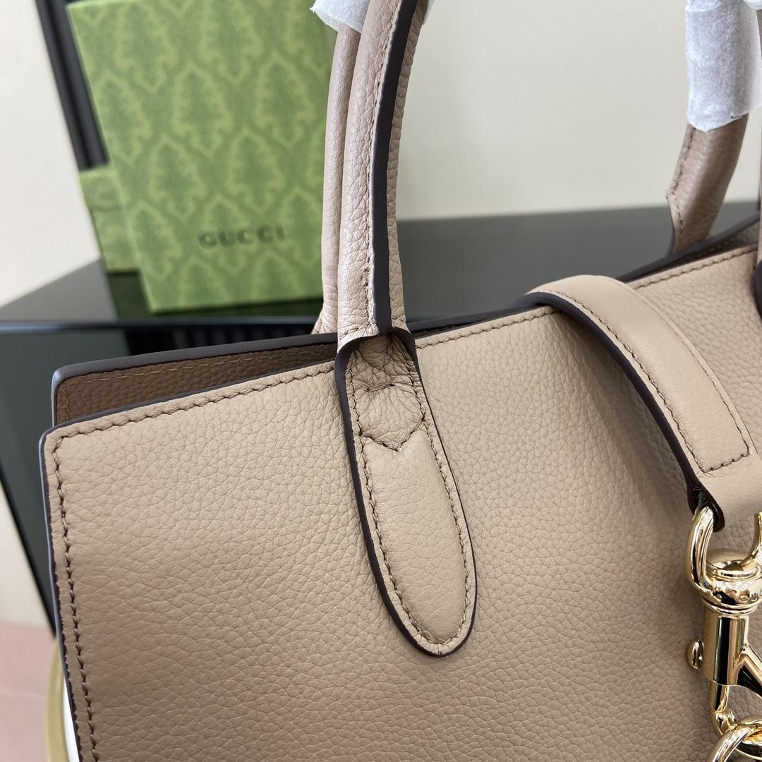 Gucci Medium Tote Bag With Hook Closure - 