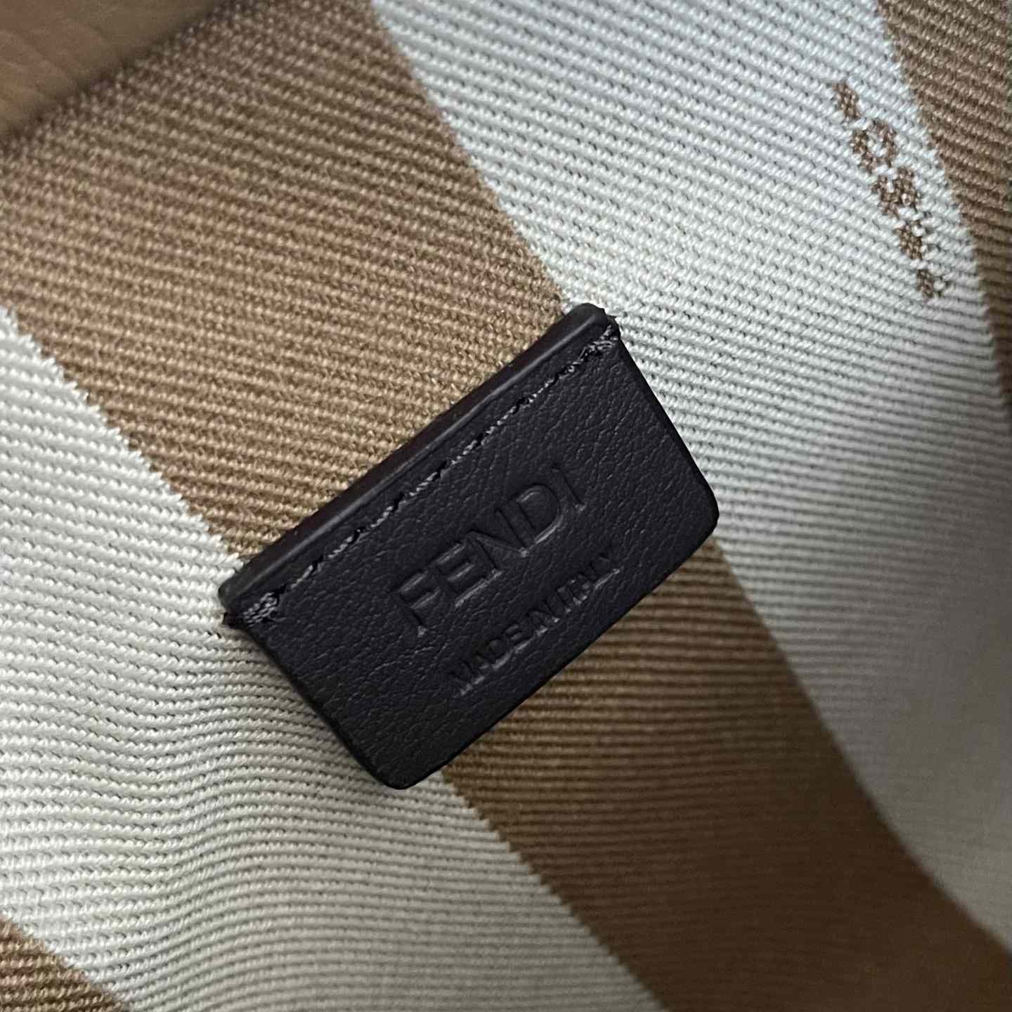 Fendi Mini Roll FF Beige Jacquard Mini Bag - PerfectKickZ