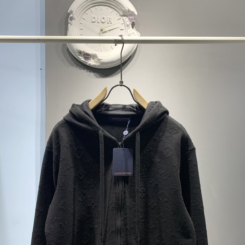 Louis Vuitton Monogram Zip Through Hoodie - PerfectKickZ