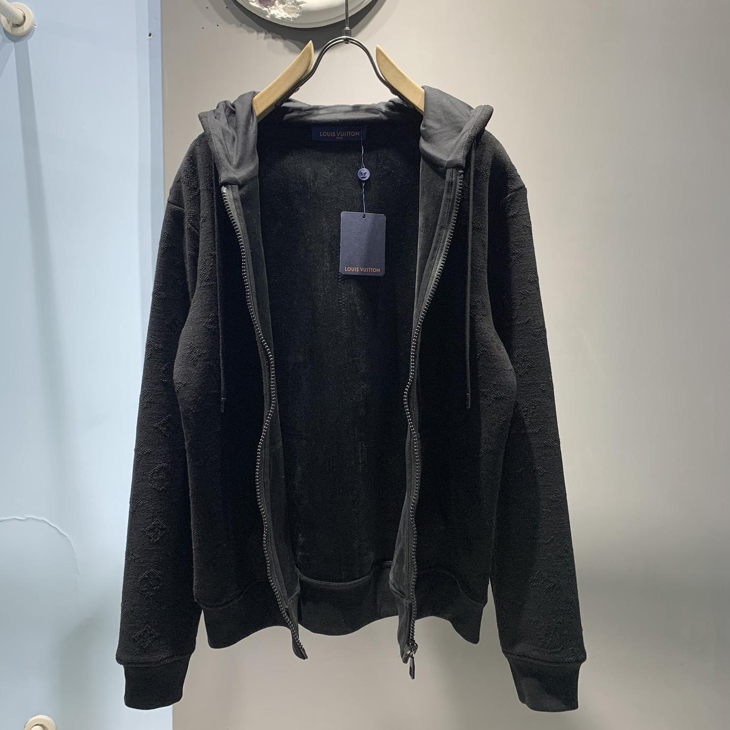 Louis Vuitton Monogram Zip Through Hoodie - PerfectKickZ