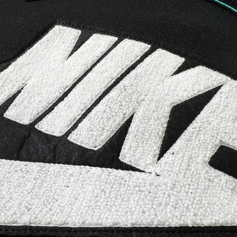 Tiffany And Co Nike Black Varsity Bomber Jacket - PerfectKickZ