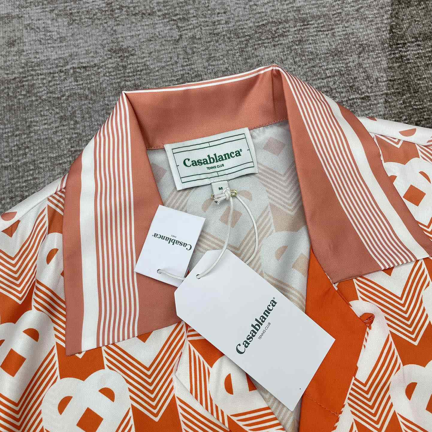 Casablanca Cuban Collar Short-Sleeve Shirt 'Heart Monogram Gradient'   CA3484 - PerfectKickZ