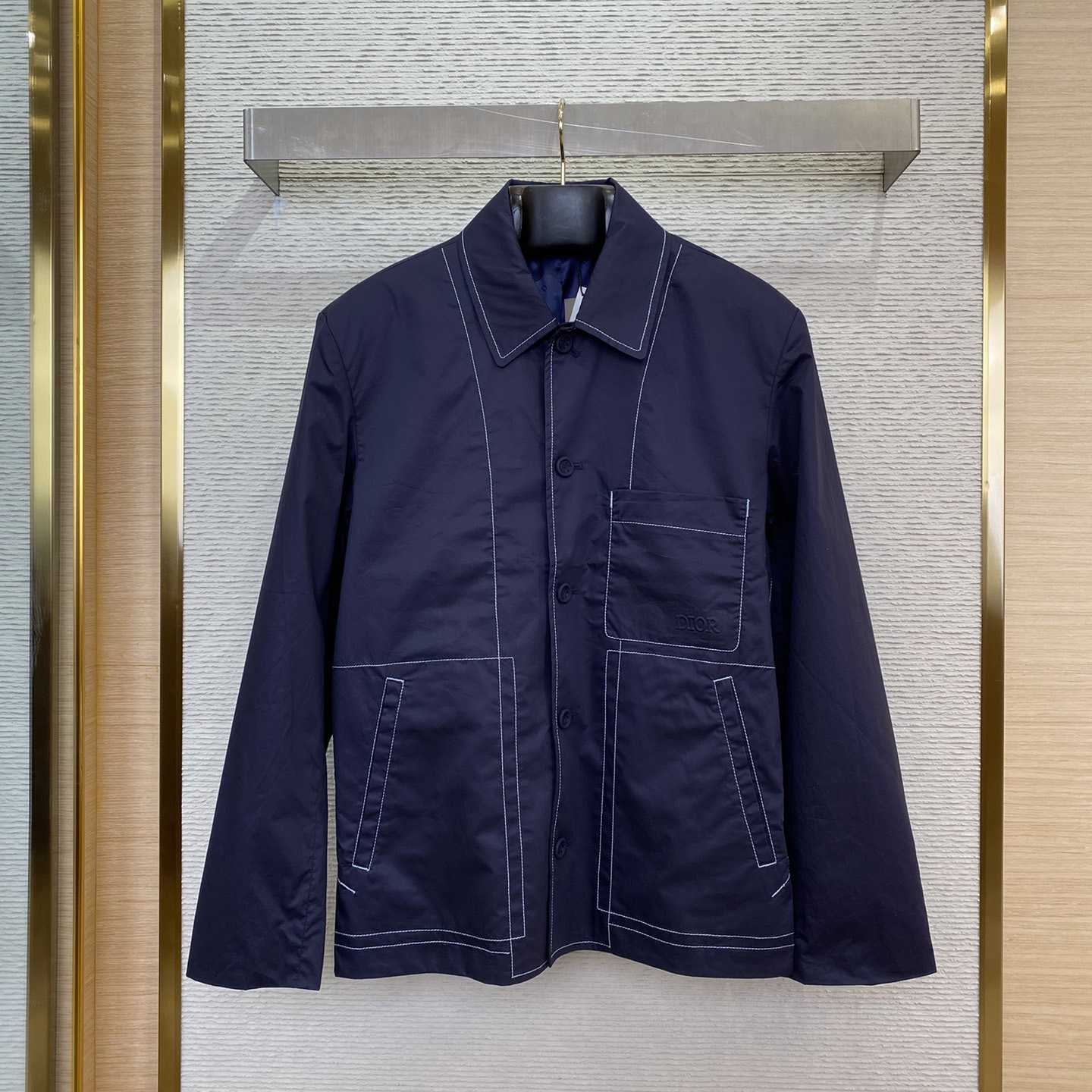 Dior Homme Collared Button-Up Jacket  - PerfectKickZ