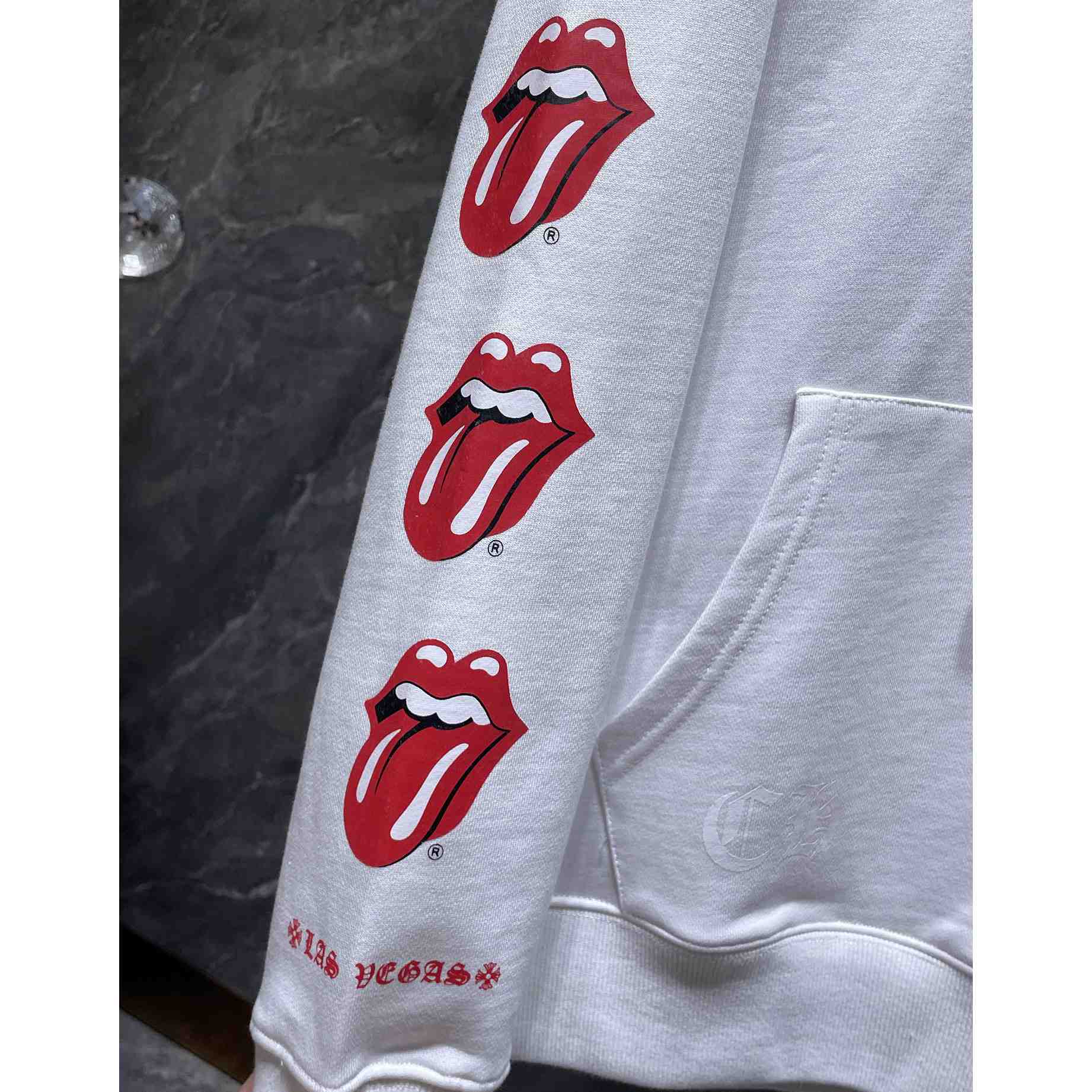 Chrome Hearts Rolling Stones Hoodie - PerfectKickZ