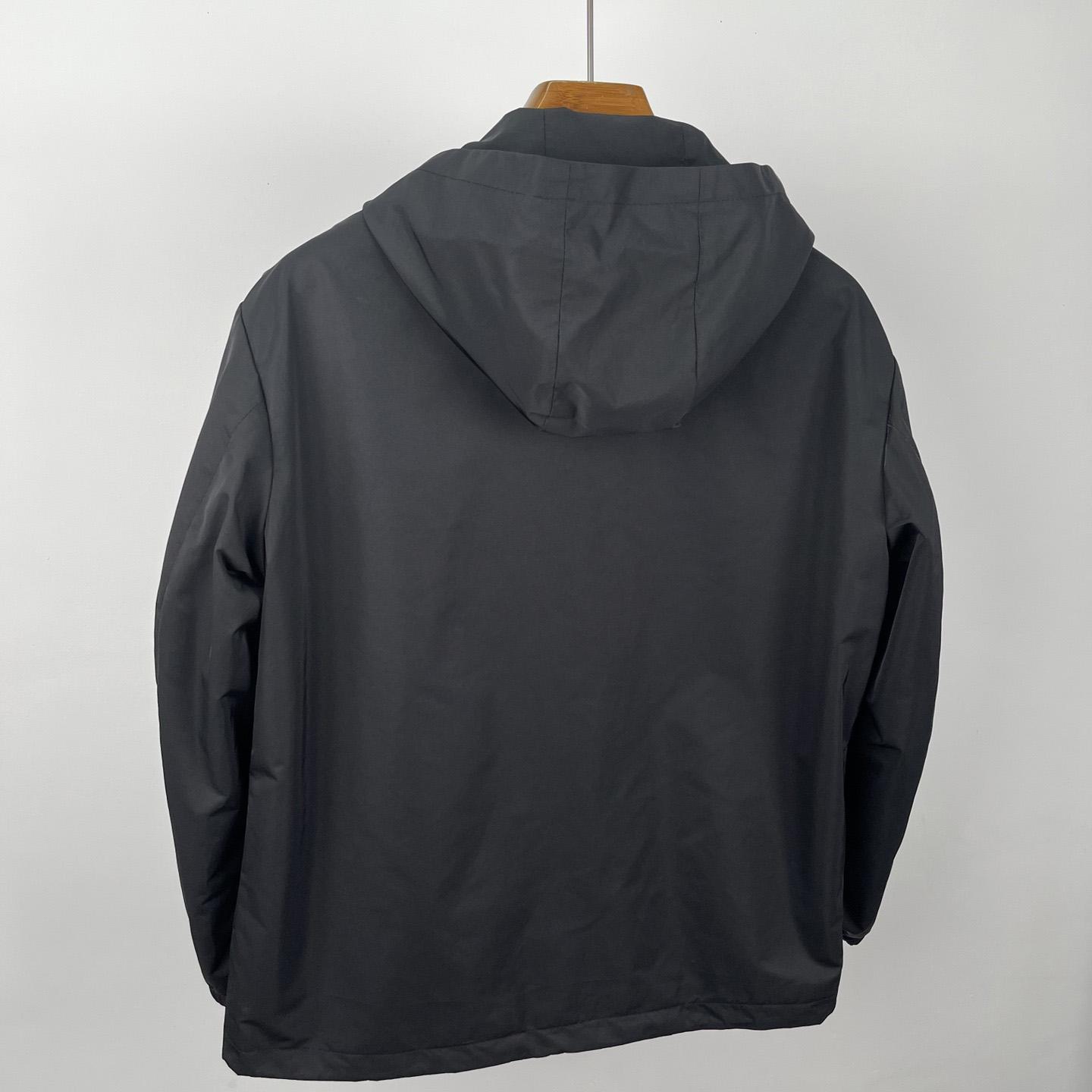 Prada Silk And Leather Blouson Jacket - PerfectKickZ