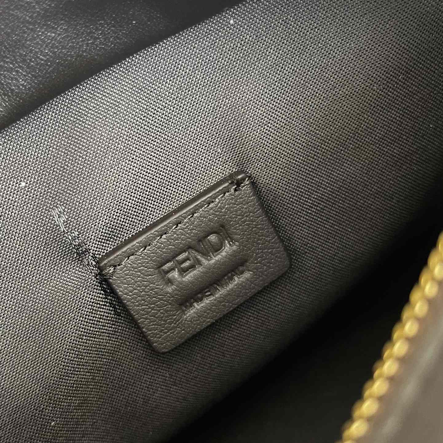 Fendi Mini Roll Brown FF Jacquard Mini Bag - PerfectKickZ