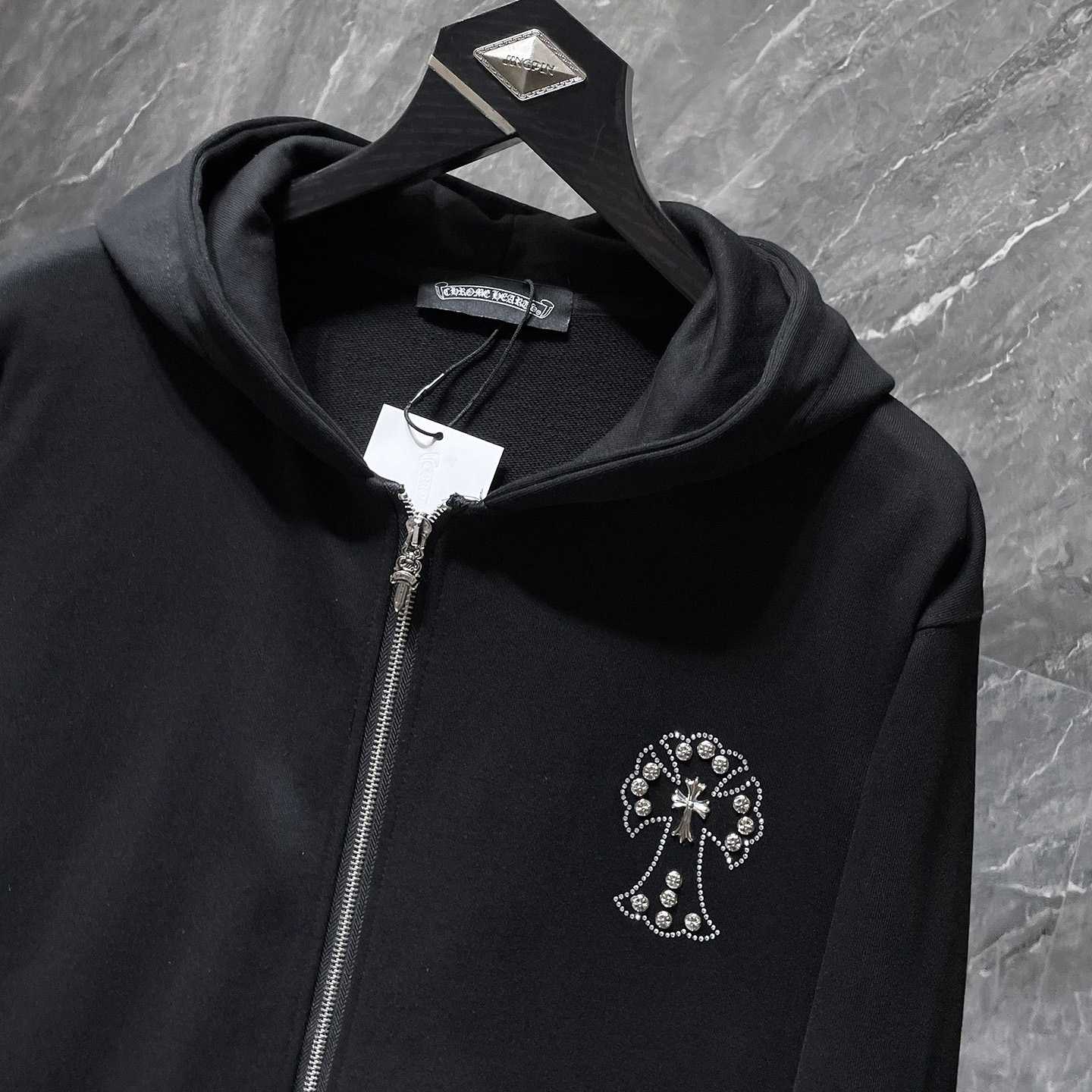 Chrome Hearts Zip Up Hoodie  - PerfectKickZ